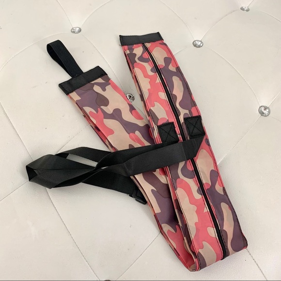 NEW Camo Print Adjustable Straps Weekender Overnight Travel Carry-On Bag - Picture 12 of 12